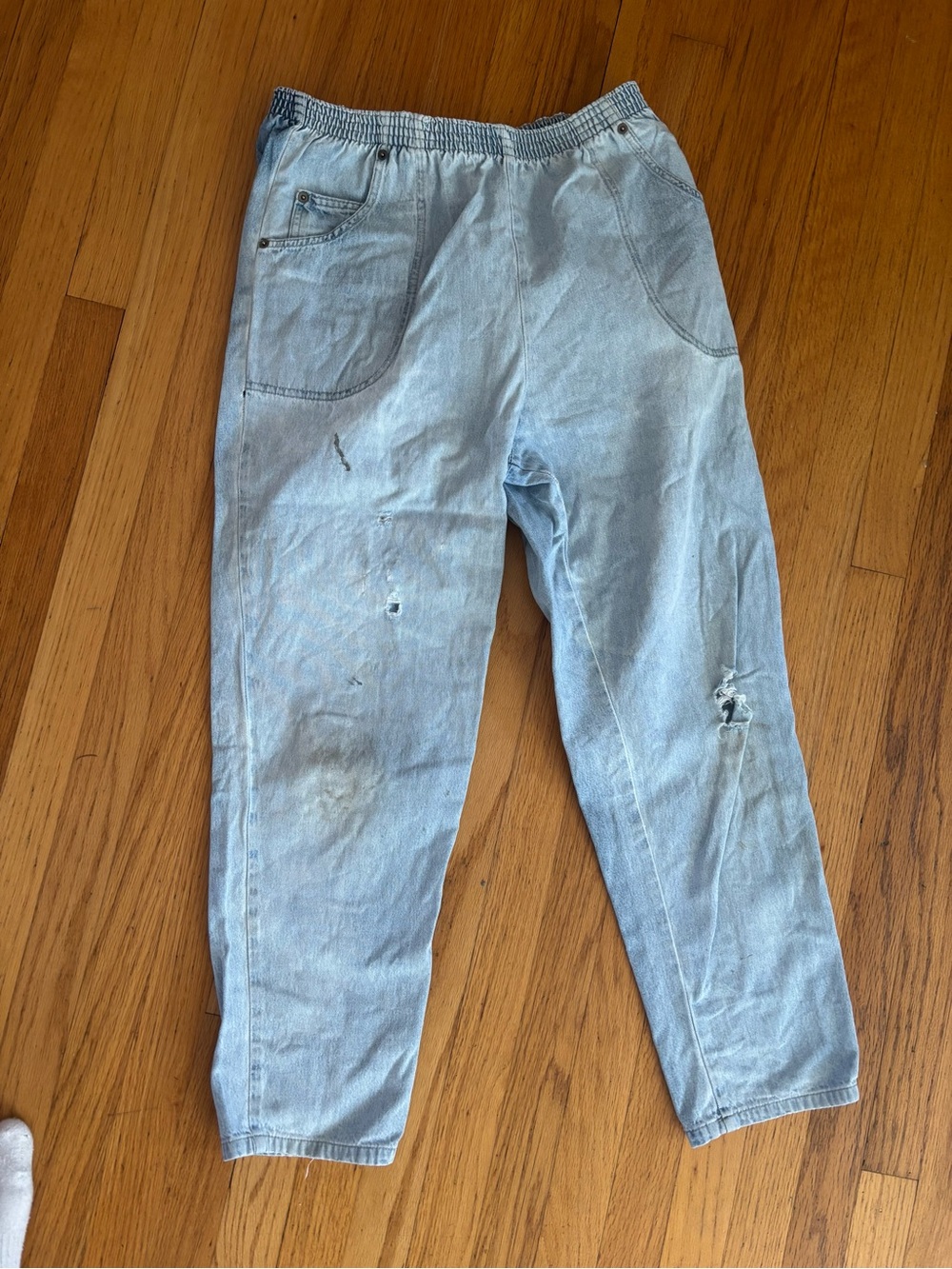 Cabin Creek Light Blue Denim Joggers